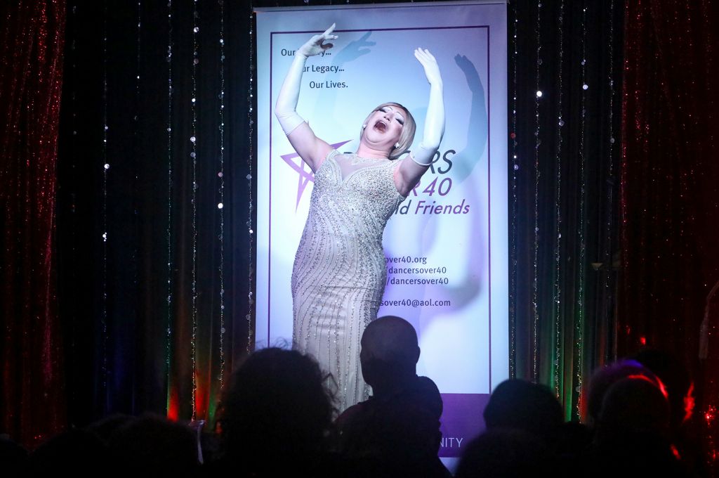 2023 GLAM Award Winner Bootsie Lefaris in a spectacular tribute to Funny Girl - for honoree Joe Ahumada
