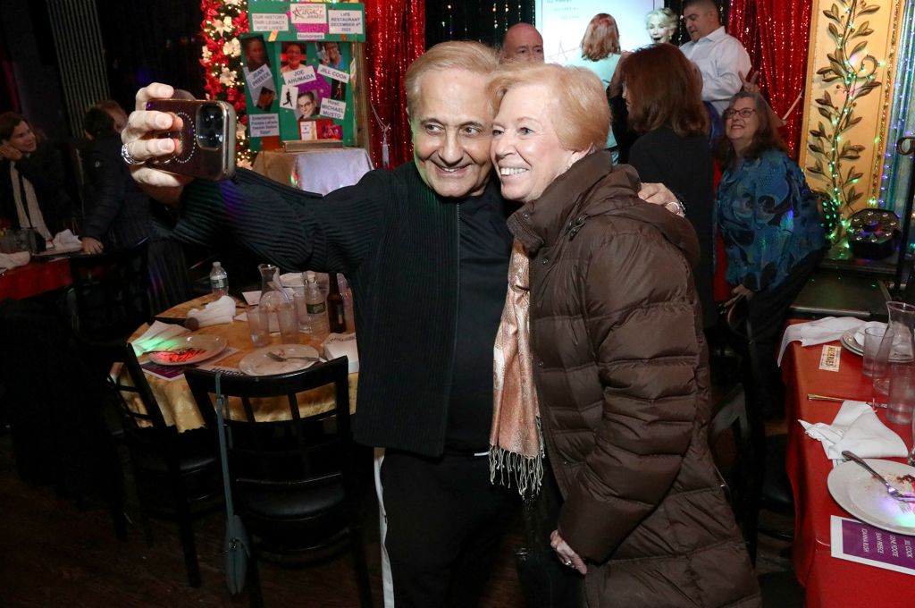 DO40 prez doing the selfie thing with former board member Nancy Dalton Flowers