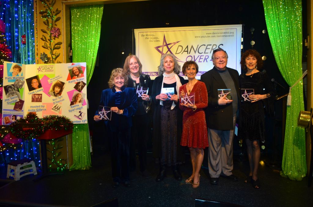 The DO40 Legacy Honorees: Patti Mariano, Karin Baker, Sasha Spielvogel, Joy Serio Dunbar, Teak Lewis and Marilyn D’honau